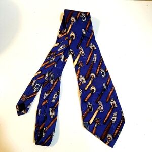 Nicole Miller 100% Silk Sigars Printed Men's Neck Tie